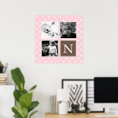 Custom Family Foto Collage Poster (Heimbüro)
