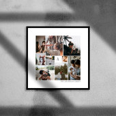 CUSTOM FAMILY FOTO COLLAGE POSTER UND DRUCK