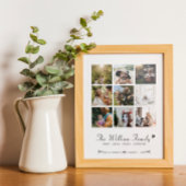 CUSTOM FAMILY FOTO COLLAGE POSTER UND DRUCK