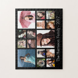Custom Family Foto Collage Puzzle