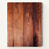 Custom Family Foto Collage reclased Wood Notizblock (Rückseite)