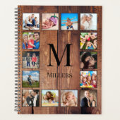 Custom Family Foto Collage reclased Wood Planer (Vorderseite)