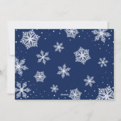 Custom Family Foto Gnome Blue Frohe Weihnachten (Rückseite)