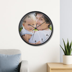 Custom Family Foto - Großmutter Muttertag Uhr