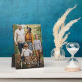 Custom Family Foto Modernes Heftskript Fotoplatte (Seite)
