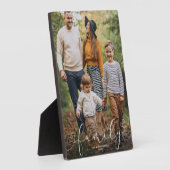 Custom Family Foto Modernes Heftskript Fotoplatte (Seite)