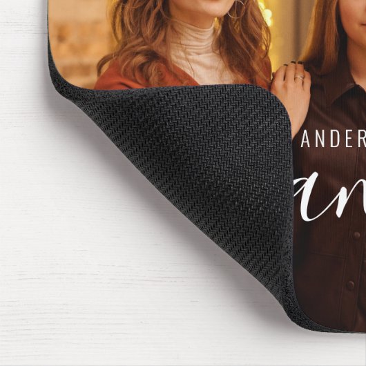 Custom Family Foto Mousepad (Ecke)