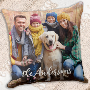 Custom Family Foto Personalisiert Moderne Weihnach Kissen