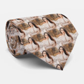 Custom Family Foto Personalisiert Neck Tie Krawatte (Gerollt)