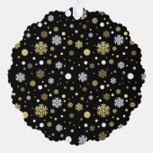 Custom Family Foto Weihnachten Personalisiert Ornament Karte (Rückseite)