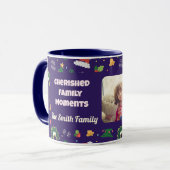 Custom Family Foto Weihnachtsgeschenke für Tochter Tasse (Vorderseite Links)