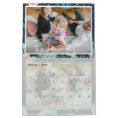 Custom Family Fotos Year 20XX Calendar Kalender (Feb 2026)
