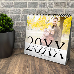 Custom Family Fotos Year 20XX Calendar Kalender
