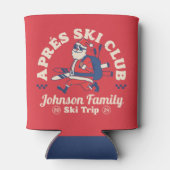 Custom Family Friends Group Ski Trip Ice Skaten Dosenkühler (Rückseite)