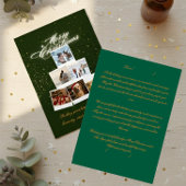 Custom Family Holiday Card – Photos & Message Dankeskarte