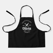 Custom Family Kitchen Mini Chef Kids Apron Schürze (Vorderseite)