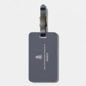 Custom Family Lake Camping Vacacation Group Matchi Gepäckanhänger (Rückseite vertikal)