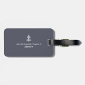 Custom Family Lake Camping Vacacation Group Matchi Gepäckanhänger (Rückseite horizontal)