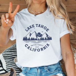 Custom Family Lake Camping Vacacation Group Matchi T-Shirt