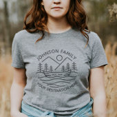 Custom Family Lake Camping Vacacation Group Matchi T-Shirt