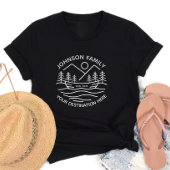 Custom Family Lake Camping Vacacation Group Matchi T-Shirt