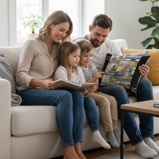 Custom Family Memories Cushion Cover Kissen (Von Creator hochgeladen)