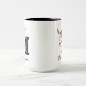 Custom Family Monogram Holiday Mug for Mom or Her Tasse (Zentrum)