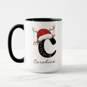Custom Family Monogram Holiday Mug for Mom Tasse (Links)