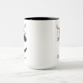 Custom Family Monogram Holiday Mug for Mom Tasse (Zentrum)