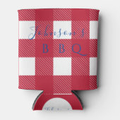 Custom Family Name Buffalo Karo Dosenkühler (Vorderseite)