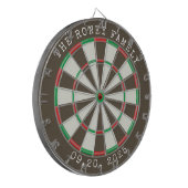 Custom Family Name Personalized Dartboards Dartscheibe (Vorderseite Links)