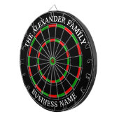 Custom Family Name Personalized Dartscheibe (Vorderseite rechts)