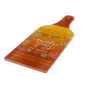 Custom Family Name Thanksgiving Schneidebrett (Ecke)