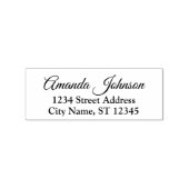 Custom Family Name UAWG Adress Royal Gummistempel (Prägung)