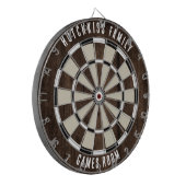 Custom Family Name Unique Dartscheibe (Vorderseite Links)