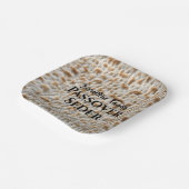 Custom Family Passover Seder Matzah Pappteller (Gewinkelt)