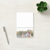 Custom family photo add photo stylish personalized post-it klebezettel (Büro)
