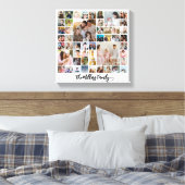 Custom Family Photo Collage 50 Pictures Leinwanddruck (Insitu (Schlafzimmer))