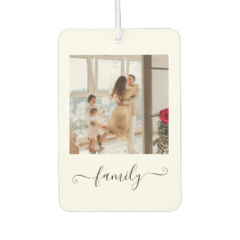 Custom Family Photo Freshener Autolufterfrischer