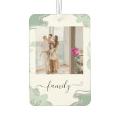 Custom Family Photo Freshener Autolufterfrischer (Rückseite)