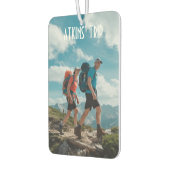 Custom Family Photo Hiking  Autolufterfrischer (Links)