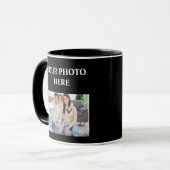 Custom Family Photo Mug Tasse (Vorderseite Links)
