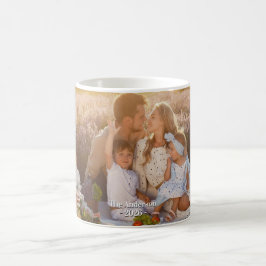 Custom Family Photo – Personalized Last Name  Kaffeetasse