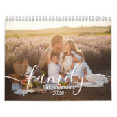 Custom Family Photo | Personalized Light Grey Kalender (Titelbild)