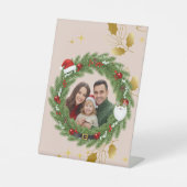 Custom Family Photo Pillow | Personalized Cushion Sockelschild (Vorderseite)