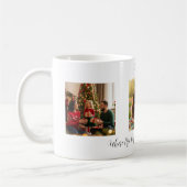 Custom Family Portrait Personalized Message Kaffeetasse (Links)