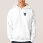 Custom Family Reunion Baseball Jersey Style Hoodie (Vorderseite)
