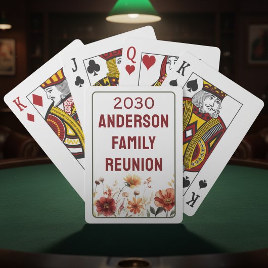 Custom Family Reunion Game Playing Cards Spielkarten