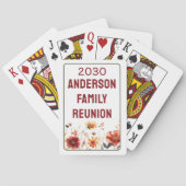 Custom Family Reunion Game Playing Cards Spielkarten (Rückseite)