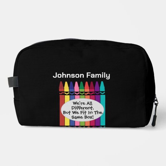 Custom Family Reunion Utility Bag  Waschbeutel (Vorderseite)